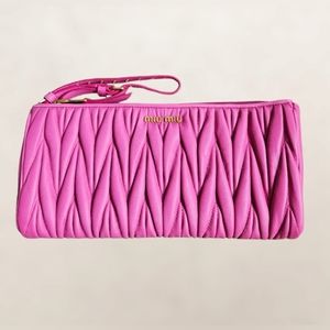 Miu Miu Metallase Clutch
